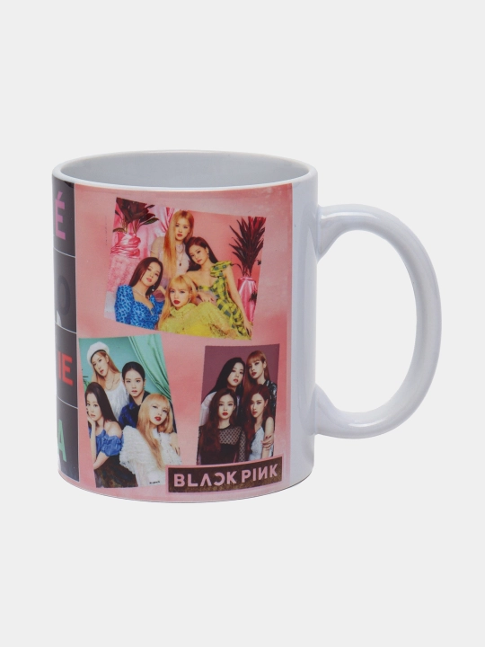 Sovg'a uchun ajoyib va bejirim krujkalar "Black Pink" 330 ml - 