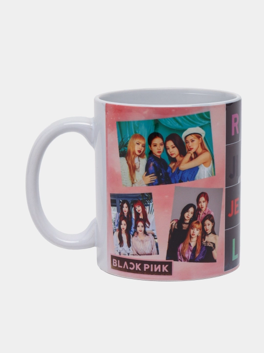 Sovg'a uchun ajoyib va bejirim krujkalar "Black Pink" 330 ml