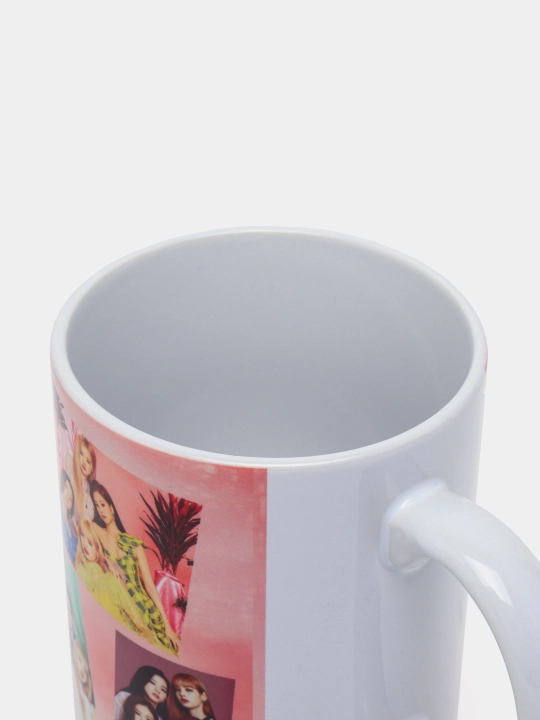 Sovg'a uchun ajoyib va bejirim krujkalar "Black Pink" 330 ml