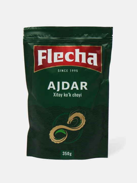 Китайский зеленый чай Flecha Ajdar, крупнолистовой, 350 г
