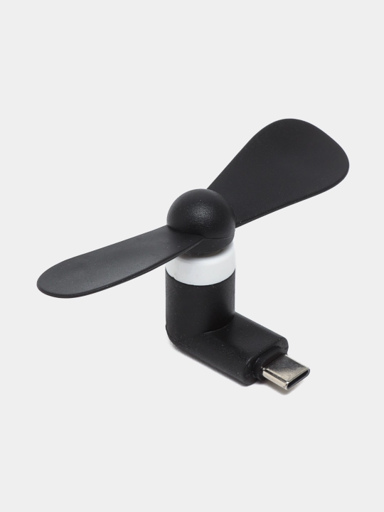 Мини вентилятор Type-C, Lightning, Micro USB для телефона и других устройств с портом
