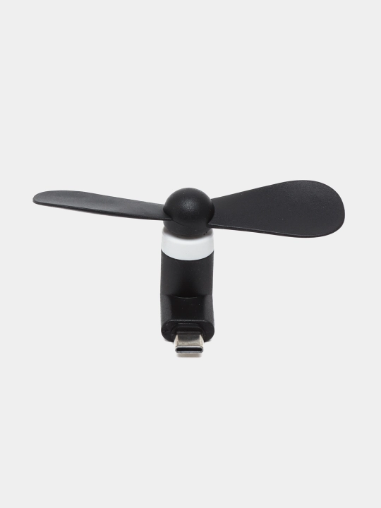 Мини вентилятор Type-C, Lightning, Micro USB для телефона и других устройств с портом