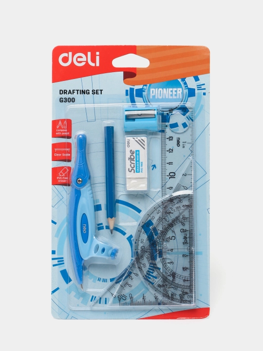 Циркуль Deli Pioneer 30001 - 