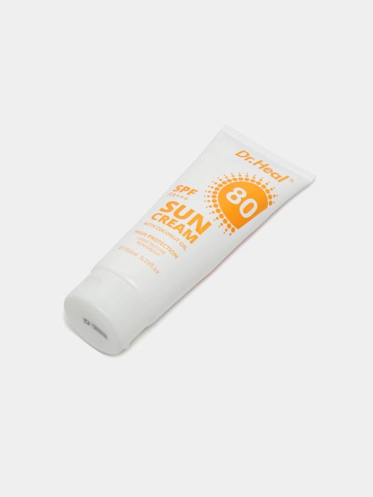 Quyoshdan himoya qiluvchi krem Dr. Heal, katta hajmli, SPF 80 PA+++, 150 ml
