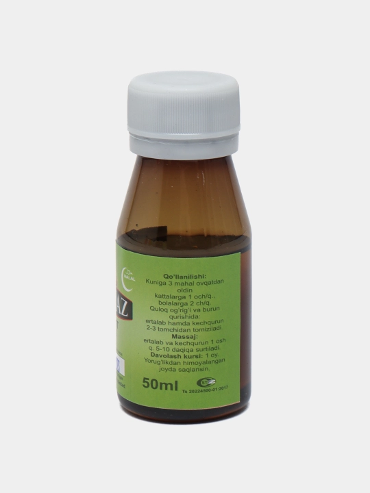 Kunjut yog'i Shanaz, 50ml