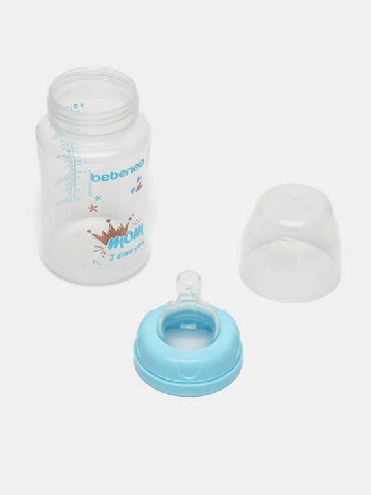 Keng bo'yinli oziqlantirish shishasi Bebeneo, 250 ml