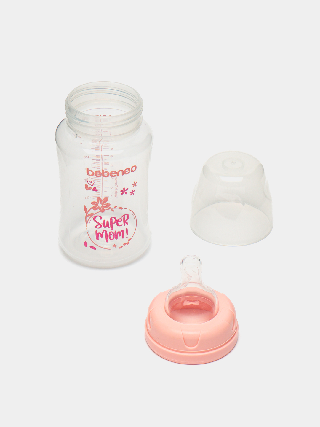 Keng bo'yinli oziqlantirish shishasi Bebeneo, 250 ml