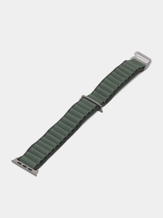 Ремешок нейлоновый для Apple Watch 3,4,5,6,7,8,9,10,11,SE и Ultra, размер 42-44-45-49 мм