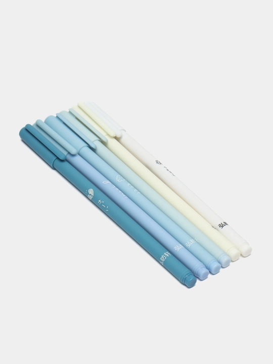 Набор ручек Creative Morandi Color Unisex, Эстетические, черного цвета
