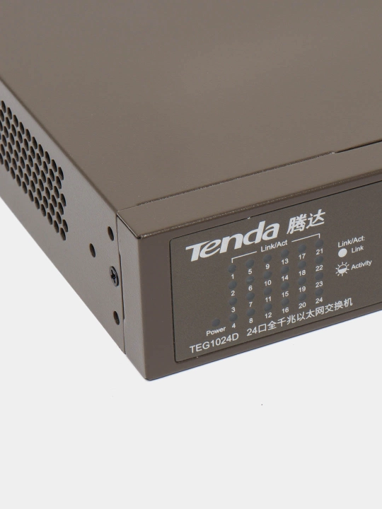 Настольный 24-портовый коммутатор Tenda TEG 1024D