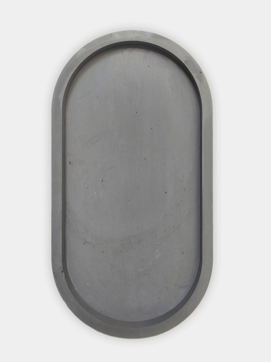 Interyer tagkursi Oval, zargarlik buyumlari va aksessuarlar uchun, 18 * 10 sm