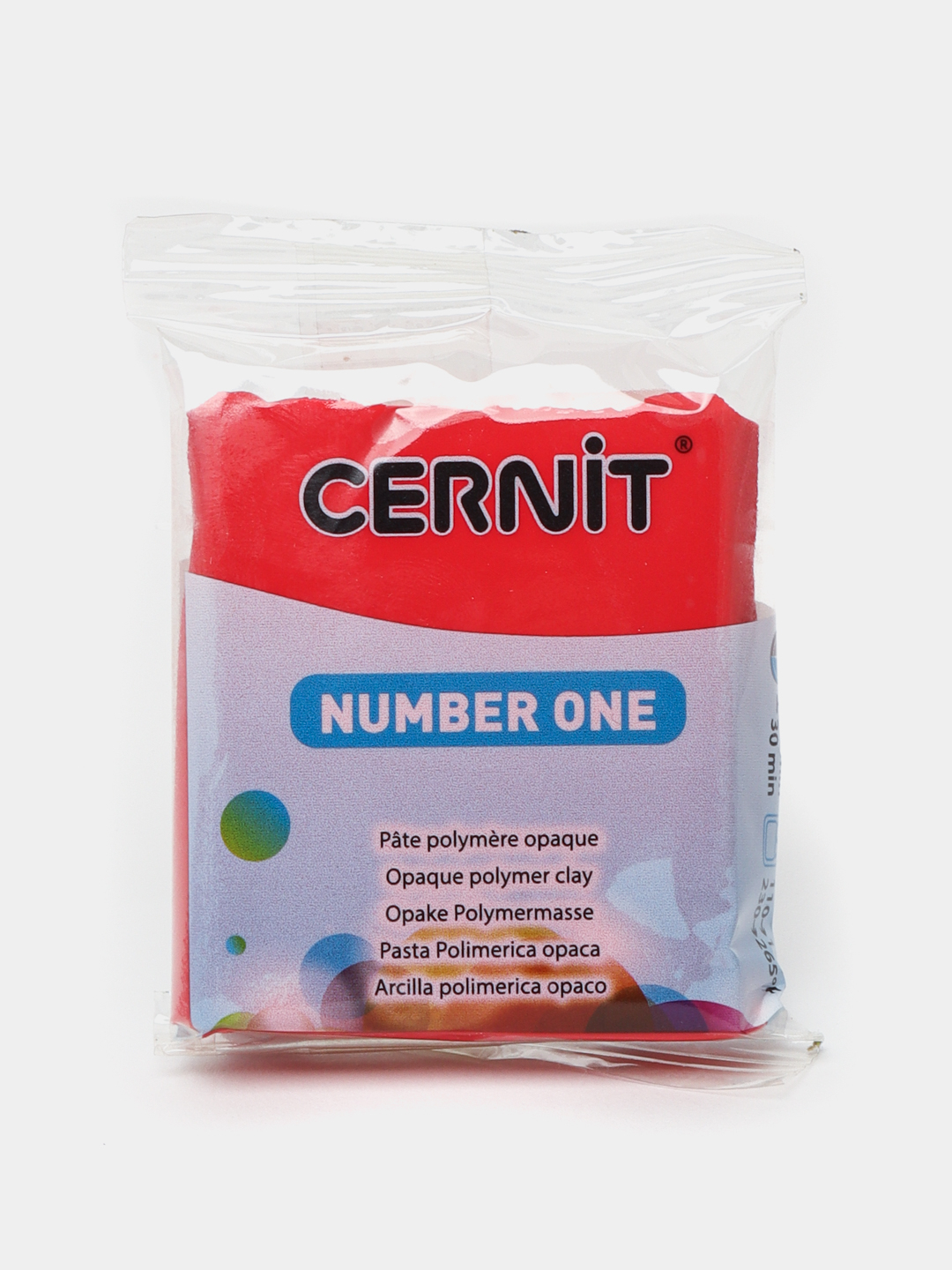 Pasta polimerica Cernit - rosso Number One 250g