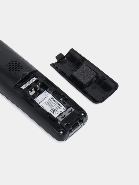 Simsiz telefon Panasonic KX-TG2512UA, metall kulrang