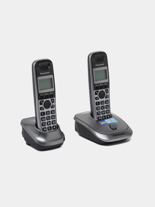 Радиотелефон Panasonic KX-TG2512UA, cерый металлик - 