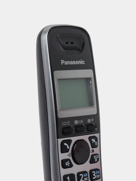 Simsiz telefon Panasonic KX-TG2512UA, metall kulrang