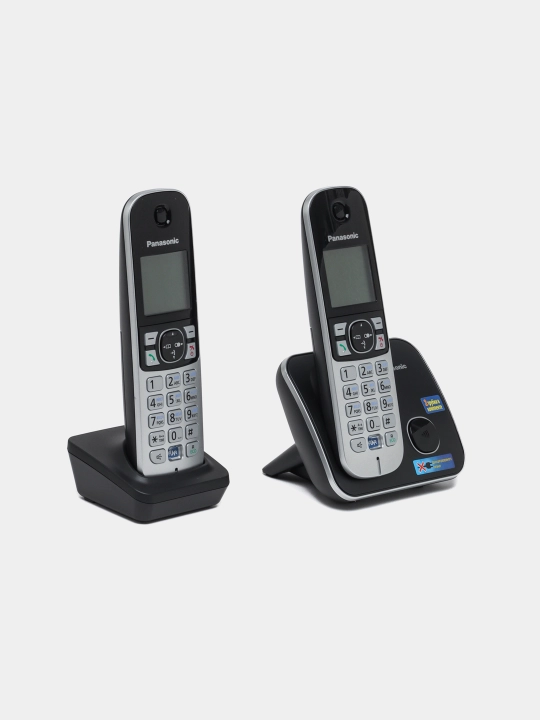 Радиотелефон Panasonic KX-TG6812UA, серый - 