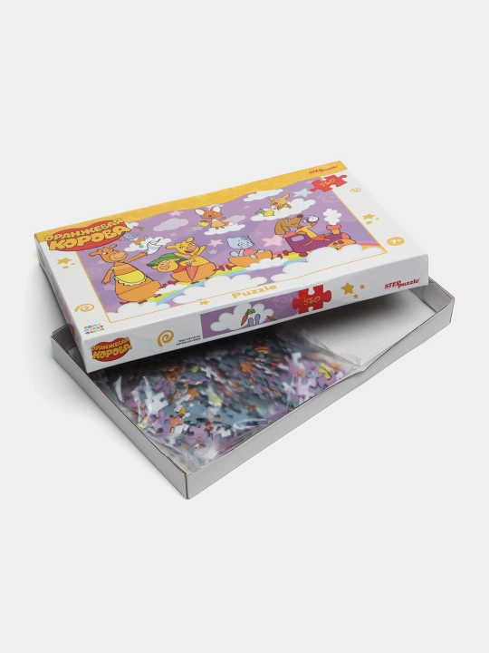 Мозаика "puzzle" 560 "Оранжевая корова" С/м 78119