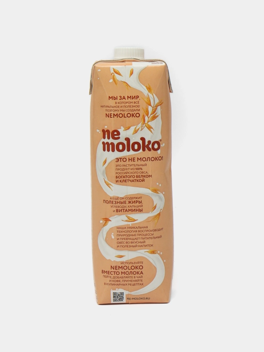 Растительное молоко "Nemoloko" овсяное Лайт 1,5%, 1 л