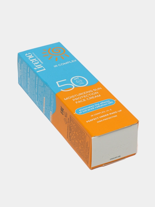 Yuz uchun quyoshdan himoya qiluvchi krem Lirene SPF 50+ UVA Max, 40 ml