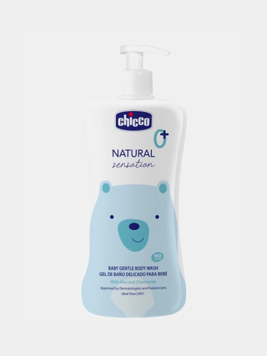 Детский гель для тела Chicco Natural Sensation, 0 месяцев+, 500 мл