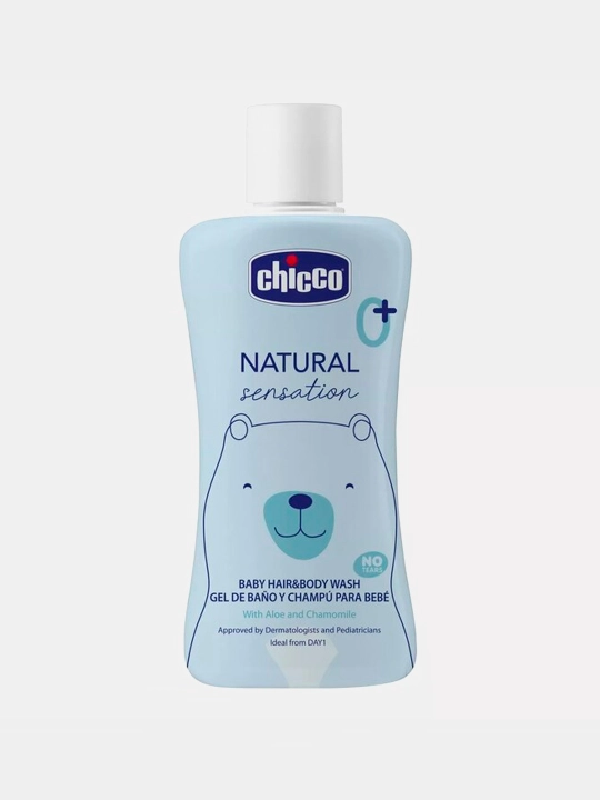 Шампунь-гель Chicco Natural Sensation, 0 м+