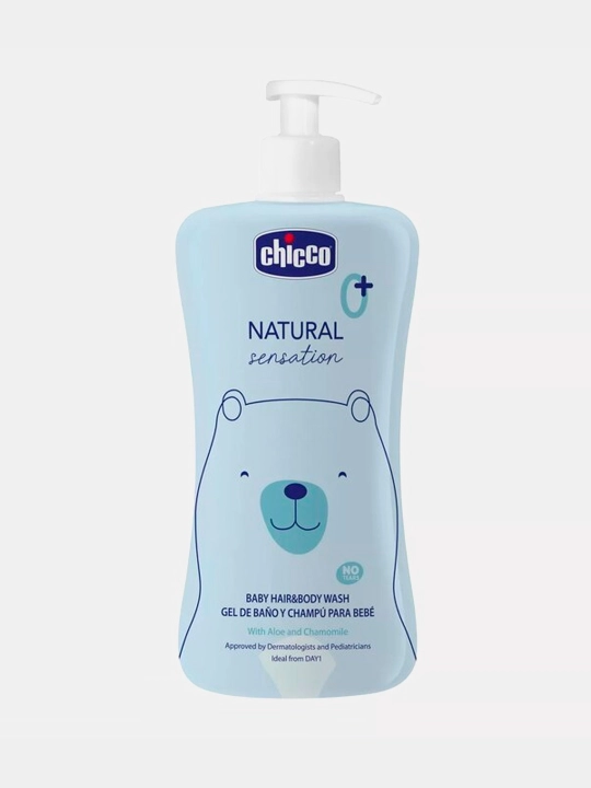 Шампунь-гель Chicco Natural Sensation, 0 м+