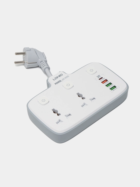 Сетевой разветвитель LDNIO, пилот SC2413 + 4 USB
