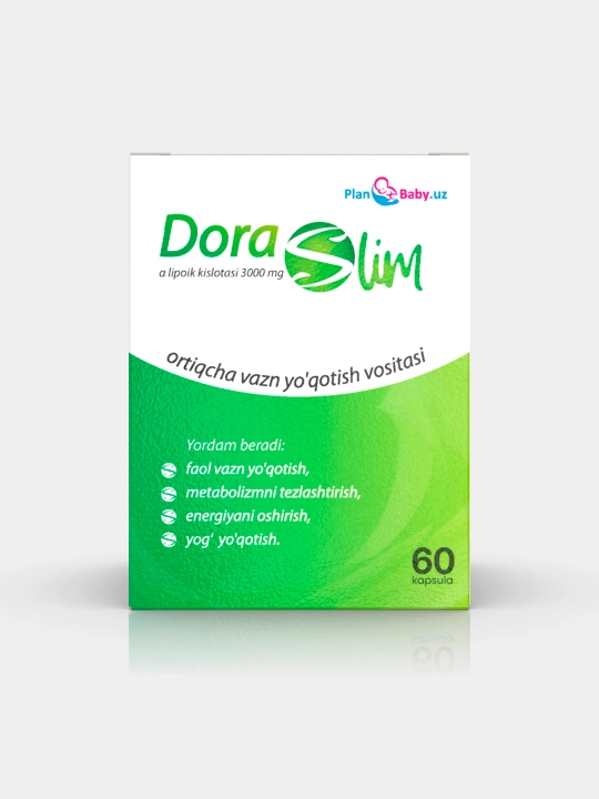 Dora slim, 60 капсул - Plan baby