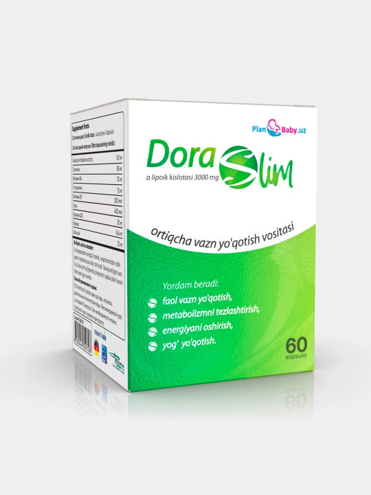 Dora slim, 60 капсул - Plan baby