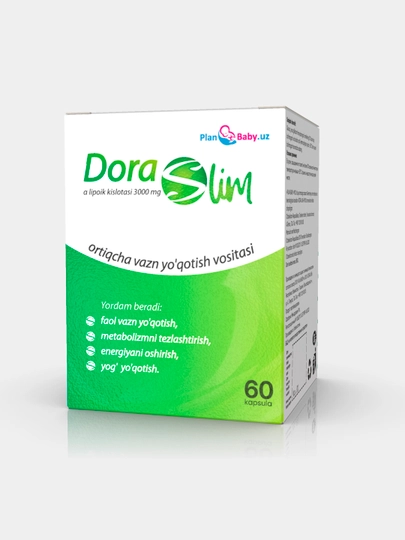 Dora slim, 60 капсул - Plan baby