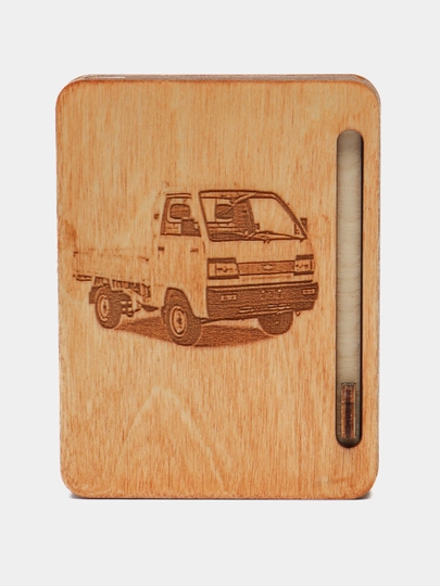 Деревянный футляр для водительских прав Labo — WOODEN-LABO
