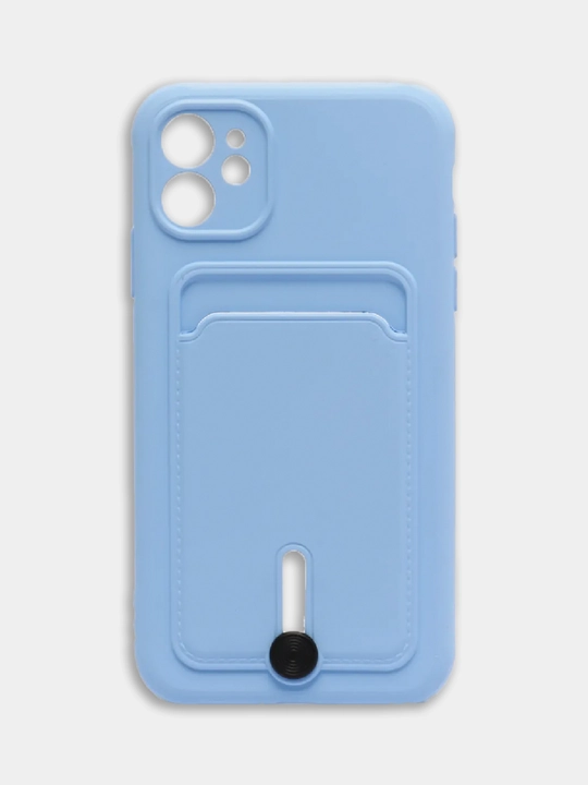 Чехол с картхолдером для iPhone X, XR, 11, 12, Pro, Max, Samsung Galaxy A-серии