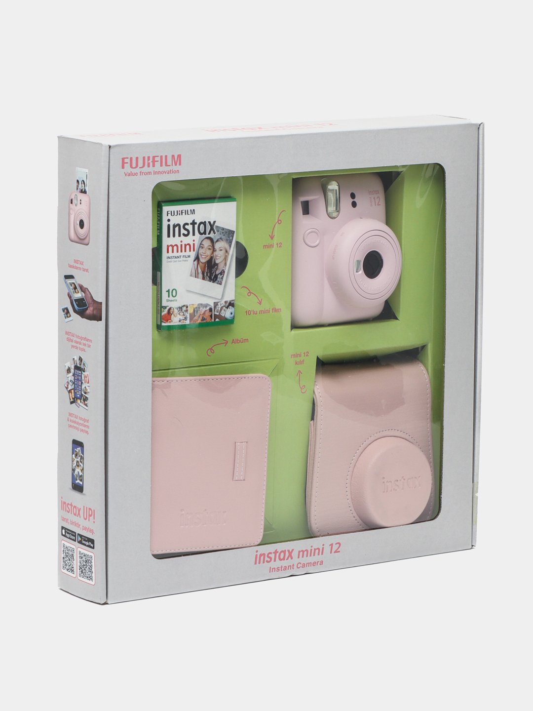 Мгновенная камера Fujifilm Instax mini, 11, 12, 13, подарочный набор купить  по низким ценам в интернет-магазине Uzum (526734)