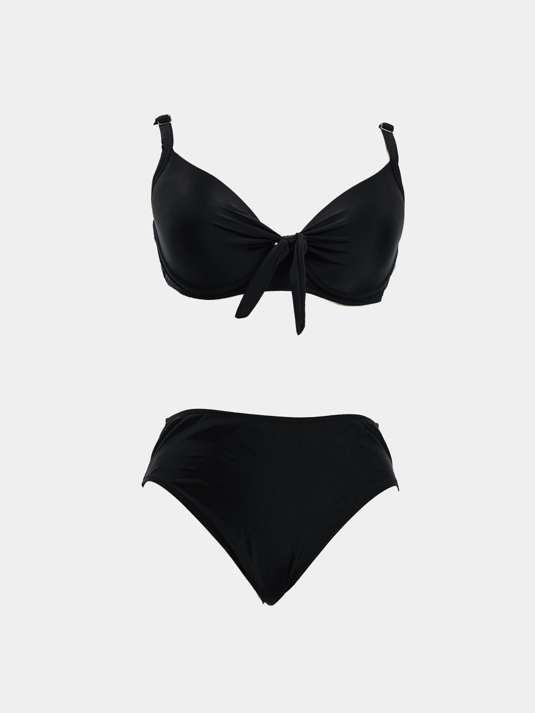 Ayollar suzish kiyimi, bantikli ingichka tasmali bikini - 