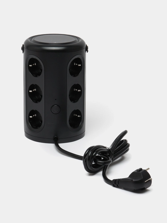 Удлинитель, сетевой фильтр на 12 розеток с 4 USB + 1 Type-C - 