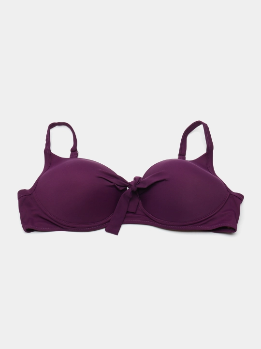 Ayollar suzish kiyimi, bantikli ingichka tasmali bikini - 