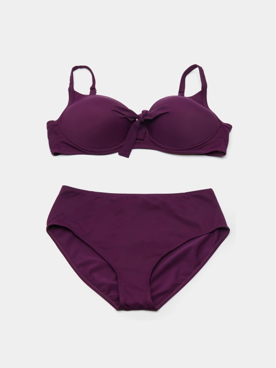 Ayollar suzish kiyimi, bantikli ingichka tasmali bikini