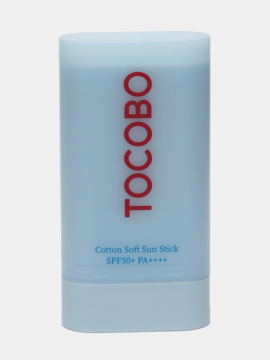 Yuz uchun quyoshdan saqlovchi tayoqcha Tocobo Cotton Soft Sun Stick SPF50 + PA++++, 19 gr