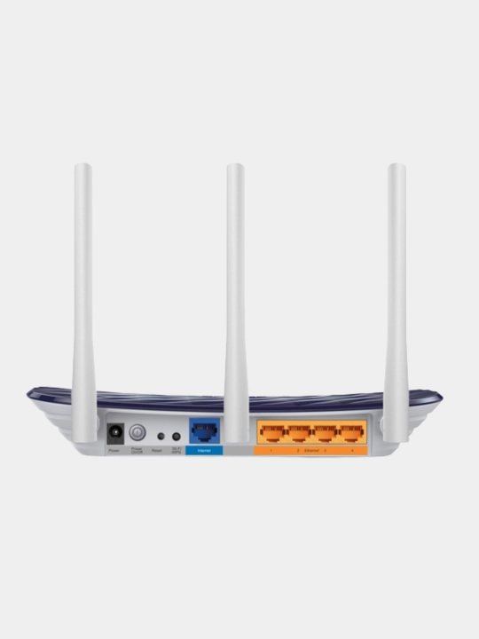 TP-Link Archer C20 AC750 WiFi router, 2.4/5GHz ikki tarmoqli, 750Mbps, 4 LAN