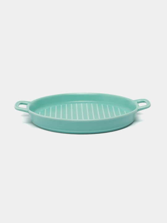 Keramikadan ishlangan dumaloq likopchalar Happy Kitchen, 4 in 1