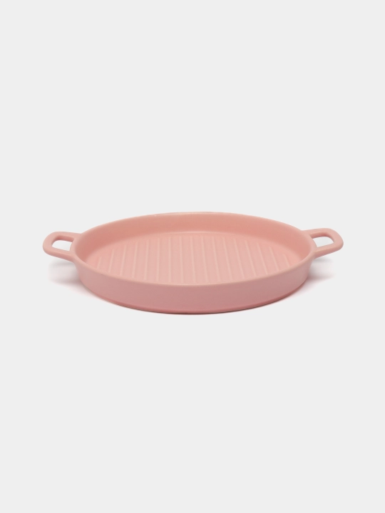 Keramikadan ishlangan dumaloq likopchalar Happy Kitchen, 4 in 1