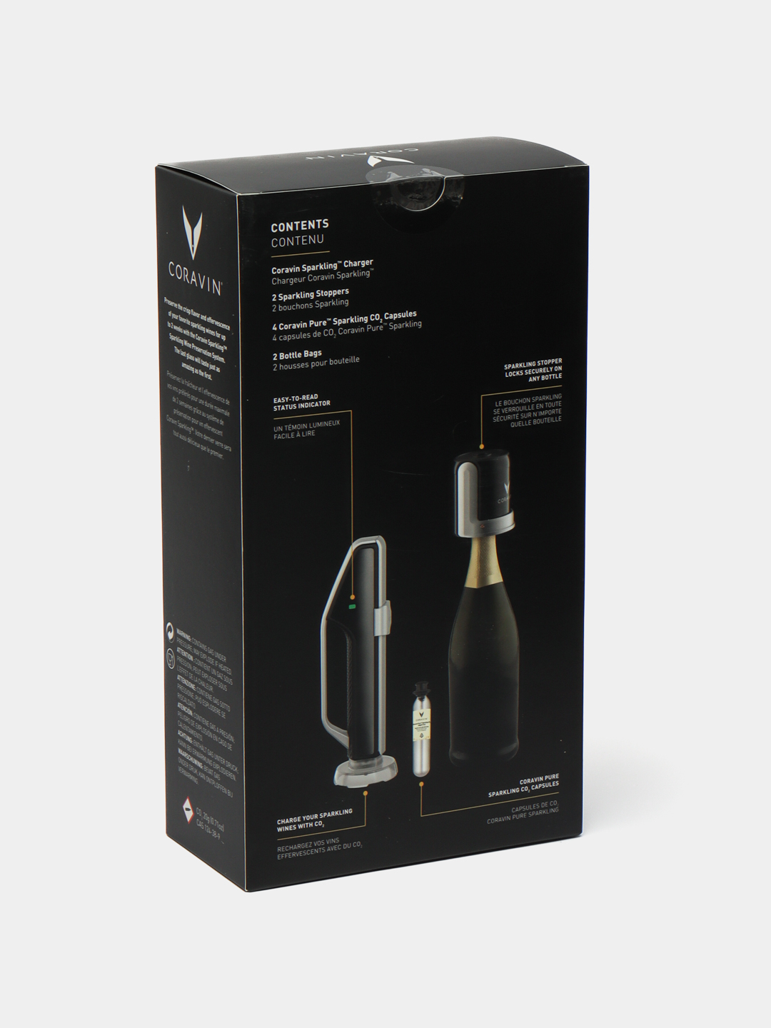 Система хранения вина Coravin Sparkling Wine Preservation System ...
