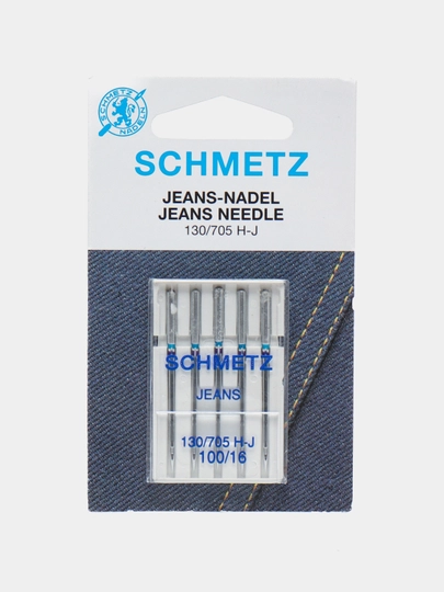 Иглы Schmetz jeans для швейных машин 100 — CM-VES
