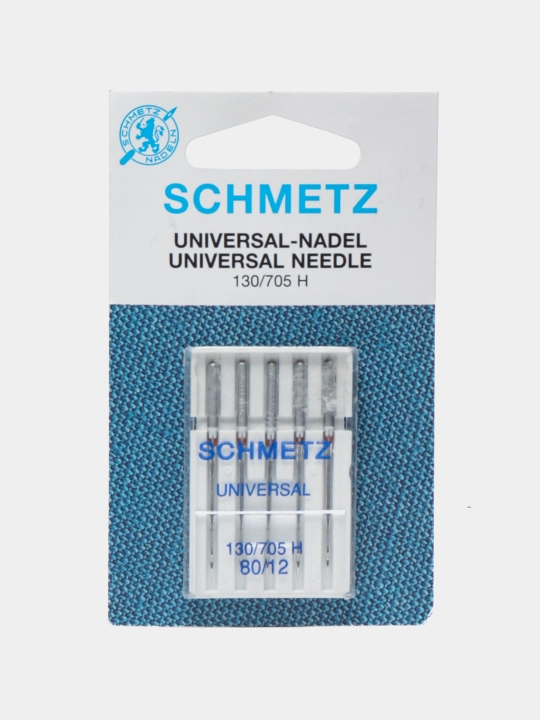 Иглы Schmetz, стандартные для швейных машин 80, 5 шт - 