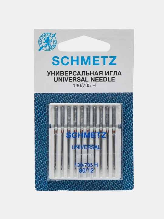 Иглы Schmetz стандартные для швейных машин 80, 10 шт - 
