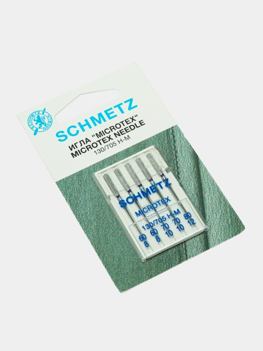 Иглы Schmetz микротекс для швейных машин 60-80
