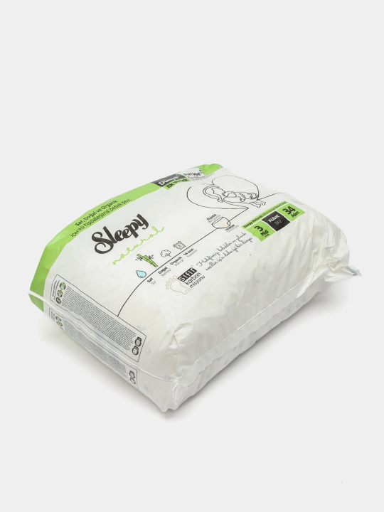 Детские подгузники трусики SLEEPY NATURAL PANTS №3, 4-9 кг, 34 шт