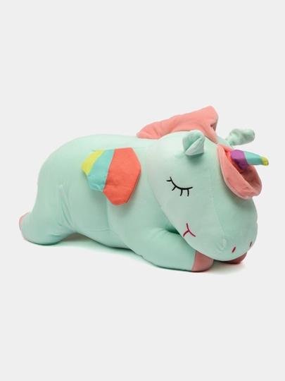 Игрушка-подушка Единорог с крыльями — 4HOMTOY-56768-БИРЮЗ