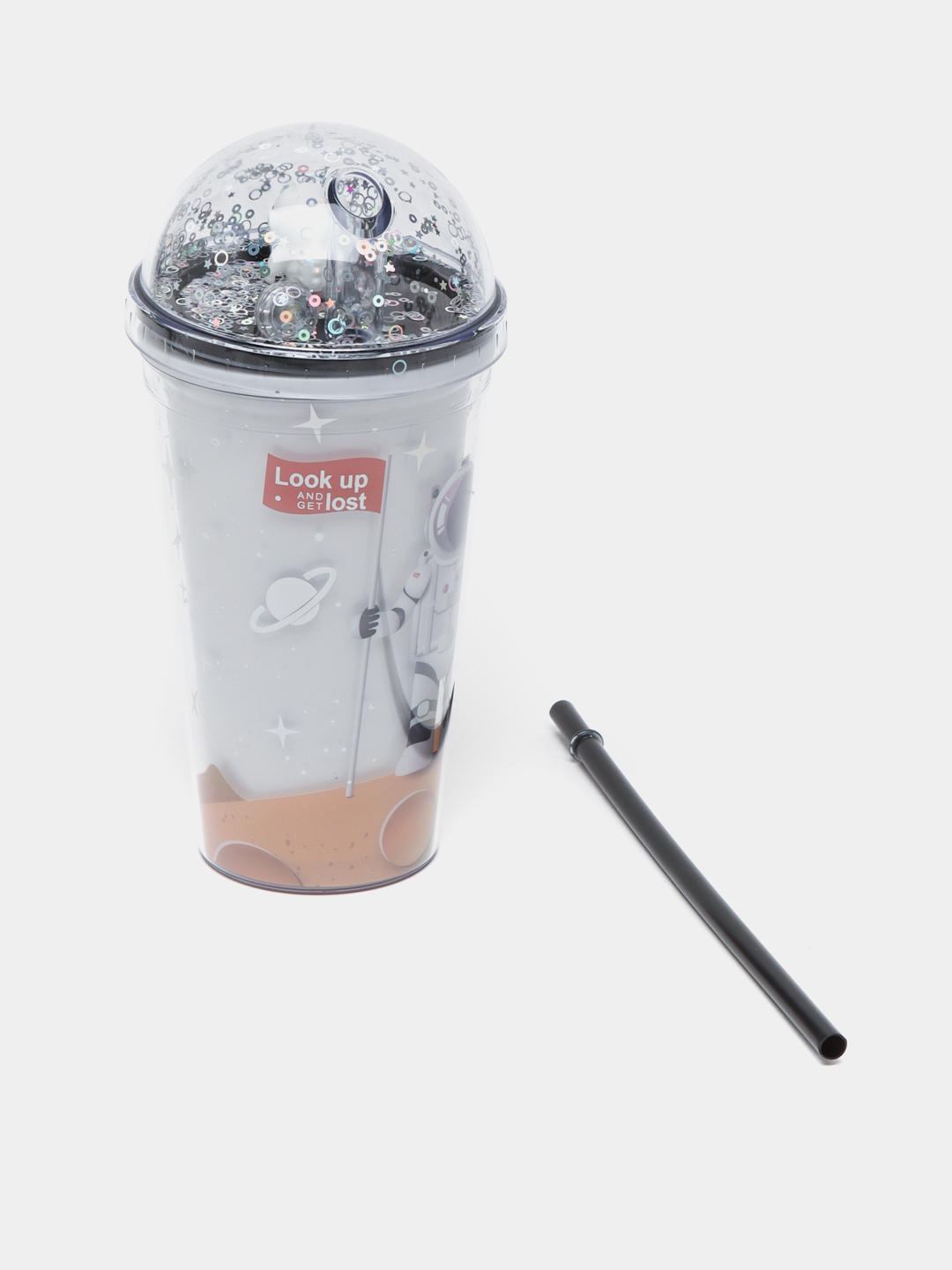 Стакан пластиковый с трубочкой купить по низким ценам в интернет ...