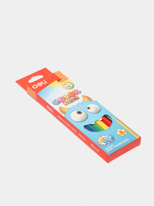 Rangli qalamlar, 6 rang Deli EC00660